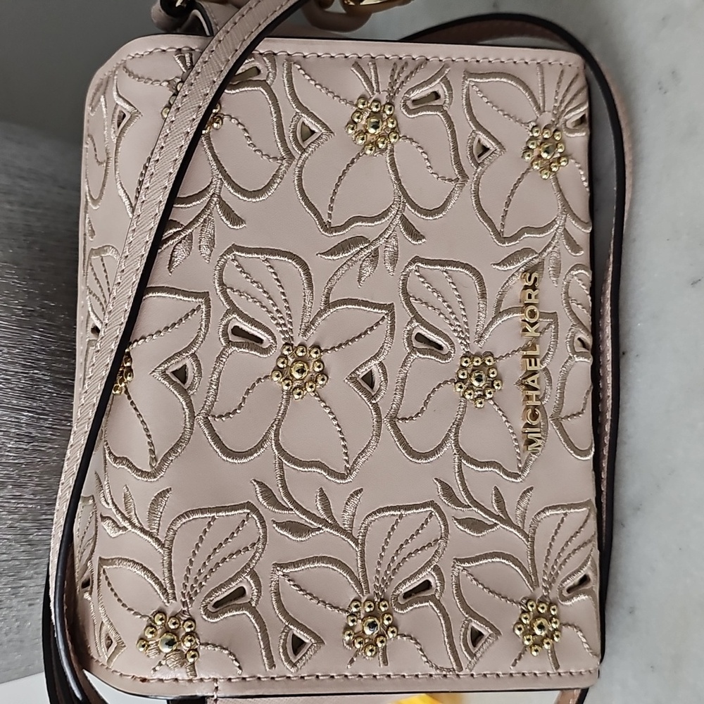 Michael Kors Sofia Stud Flower Crossbody - Picture 2 of 15
